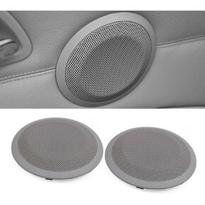 2PCS 4.7'' Door Speaker Grill Covers, Front/Rear Door Audio Speaker Grills Cover Trim Loudspeaker Replacement for BMW 3 Series E90 E91 318 320 325 2005-2012, X1 E84 2010-2014 (Black) in Kuwait
