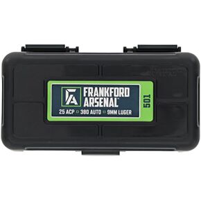 Frankford Arsenal Hinge-Top Ammo Boxes with True Mechanical Hinge for Ammunition Storage and Organization