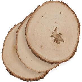 Walnut Hollow Basswood Country Round, Extra Large for Woodburning, Home Décor and Rustic Weddings