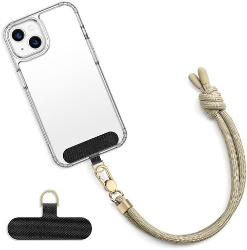 Rope Phone Strap Universal Phone Charm Hands-Free Wrist Phone Lanyard, Adjustable Phone Strap Grip Tether Patches in Saudi Arabia