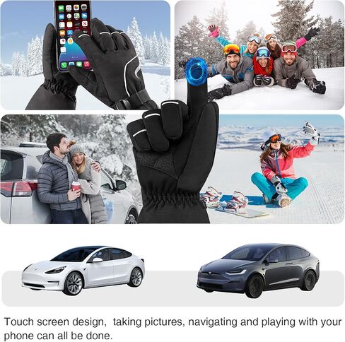 SAVIOR HEAT Heated Gloves for Men and Women Heated Warm Gloves Rechargeable Battery Gloves Heated Gloves Winter Skiing, Camping, Hiking, Arthritis can be Used (S81B, XS-1) in Saudi Arabia