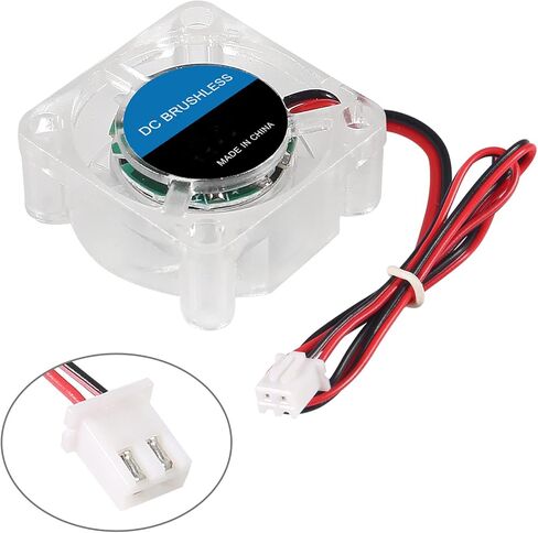 4 قطعة 2510 25 مللي متر 25x25x10 مللي متر مروحة الأزرق اللون Led DC 24V 2510 الهيدروليكية تحمل فرش التبريد 25x10 مللي متر 2PIN in Kuwait