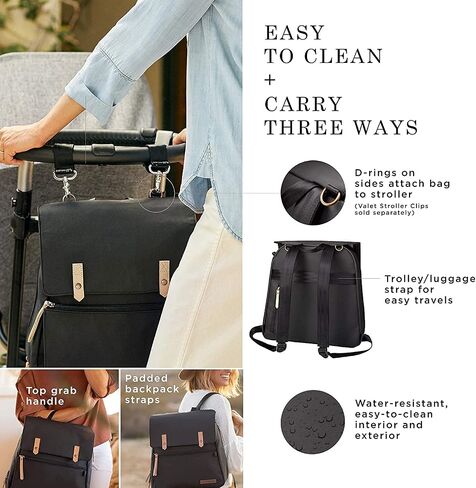Petunia Pickle Bottom Meta Backpack | Baby Bag | Diaper Bag Backpack for Parents | Stylish Bag and Organizer | Comfortable, Spacious Backpack for Moms and Dads |Disney | The Star Wars Collection in Kuwait