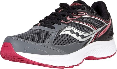 Saucony Women's Cohesion 14 Road Running Shoe, White/Navy/Mint, 6 Wide in Saudi Arabia