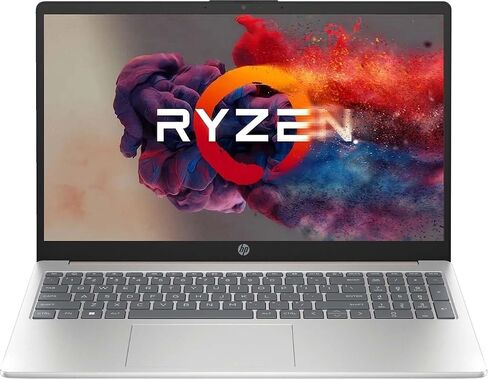 كمبيوتر محمول HP 15 احترافي رفيع عالي الأداء باللون الوردي Ryzen 5 4-Core يصل إلى 4.3 جيجا هرتز و8 جيجا بايت و256 جيجا بايت SSD و15.6 بوصة Full HD BO Audio W11 (15-FC - متجدد) in Saudi Arabia