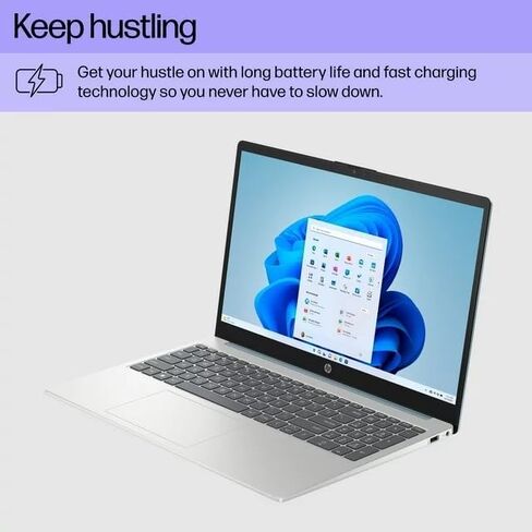كمبيوتر محمول HP 15 احترافي رفيع عالي الأداء باللون الوردي Ryzen 5 4-Core يصل إلى 4.3 جيجا هرتز و8 جيجا بايت و256 جيجا بايت SSD و15.6 بوصة Full HD BO Audio W11 (15-FC - متجدد) in Saudi Arabia