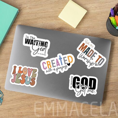 (3PCS) Love Like Jesus Sticker for Christian, Jesus Lovers, God Lovers, Prayers, Faith Stickers for Books Laptops Tumblers Water Bottles Cups Kindles, Waterproof Vinyl Stickers Decals 3'' x 2.3 " in Saudi Arabia