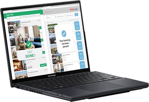 ASUS Zenbook Duo UX8406 ​​Business 2 في 1 كمبيوتر محمول 14.0 بوصة شاشة لمس OLED 2.8K (Intel Ultra 9-185H، 32 جيجابايت LPDDR5X، 2 تيرابايت PCIe SSD، قلم نشط، لوحة مفاتيح بإضاءة خلفية، Win 11 Pro) مع موسع منفذ USB DKZ in Saudi Arabia