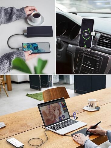 CableCreation 2 Pack 6 inch Short USB C Cable, USB to USB C Cable in Saudi Arabia
