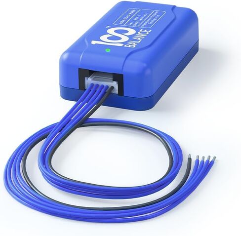 100Balance Hardware 1A Active Balancer 4S Equalizer for Lifepo4 or Li-ion Lithium Battery Group BMS Energy Transfer Board with Blue ABS Case in Saudi Arabia