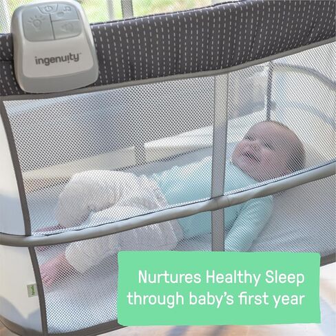 SwaddleMe by Ingenuity DreamSecure 2-in-1 Co-Sleeping Bassinet, DreamSecure Pod, AirLoom+ Technology, 0-5 Months, 0-20 lbs in Kuwait