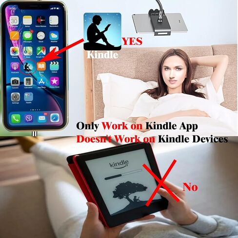 Tiktok Scrolling Ring Bluetooth Camera Remote Control for Phone TIK Tok Scrolling Ring Page Turner for Kindle App (Not for Kindle Devices) (D02, White) in Saudi Arabia