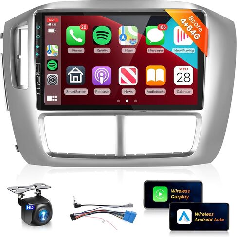 8Core 4G 64G Car Stereo Radio for Honda Pilot 2006 2007 2008 with 9inch 1280 * 720P IPS Touch Screen/Wireless CarPlay/Android Auto/WiFi 4G/BT 5.0/DSP 46EQ/RDS FM/GPS/59UIs/MirrorLink/Backup Camera in Saudi Arabia