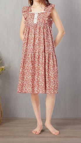 Ullala pajamas for women, vintage sensibility one piece night gown sleep wear in Kuwait