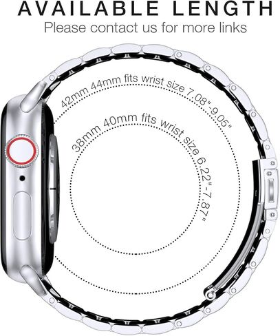Compatible with Apple Watch Bands 49mm 46mm 45mm 44mm 42mm 41mm 40mm 38mm, Stainless Steel iWatch Band with Case for Apple Watch Ultra2 Ultra Series 10 9 8 7 6 5 4 3 2 1 SE SE2 in Saudi Arabia