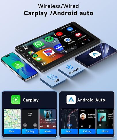8Core 2+64G for Honda Civic 2001-2005 Android Car Stereo Wireless Carplay Android Auto, 9" HD IPS 1280 * 720P Touchscreen Car Radio GPS,WiFi,59UI,32EQ DSP,Bluetooth 5.0+SWC Backup Camera DVR in Saudi Arabia