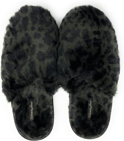 Victoria's Secret womens Closed Toe Faux Fur Slipper in Saudi Arabia