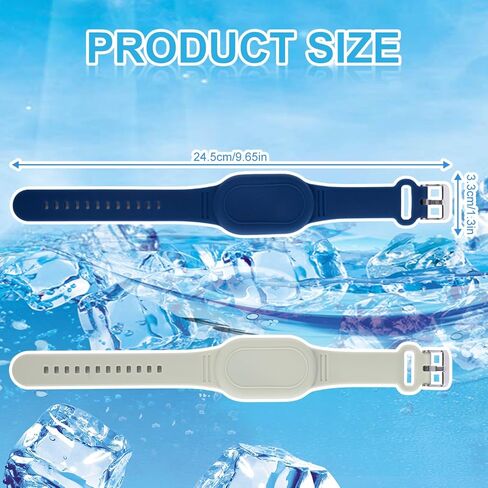 2pcs for Samsung Galaxy SmartTag 2 Wristband, Waterproof Silicone Protective Case Hidden Full Coverage Holder for Kids Elderly Bracelet Accessories (Black, White) in Kuwait