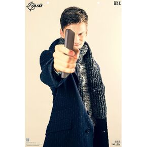 Photo Realistic Male No Threat Target, 23 x 35, 50-Pack