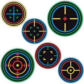 StikArt Shooting Target Wall Decals (Laser Tag)