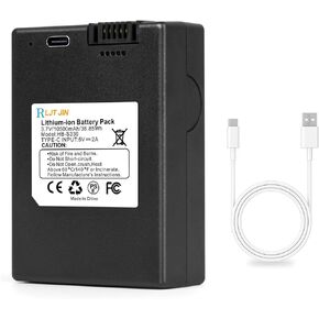Upgraded Security Rechargeable Battery for eufy S330 E330 S230 3-in-1 Video Smart Lock,Smart Drop and Delivery Box Rechargeable Battery, with Type C Cable,10500mAh/3.7V.
