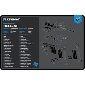 TekMat Original 11" x 17" - 1/8" Thick Oil Resistant Non-Slip Waterproof Scratchproof Washable Handgun Maintenance & Cleaning Mat for use with Springfield Armory