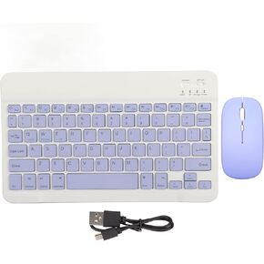 Keyboard and Mouse,Rechargeable Bluetooth Keyboard and Mouse Combo,Ultra Slim Portable Compact Mouse Keyboard Set for Windows, Laptop, PC()