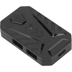 Hilitand Keyboard Mouse Converter,USB Gaming Keyboard Mouse Converter Adapter,Plug and Play,for Android System(Mix lite-Black)