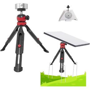 Starlink Mini Table Tripod Mount Set,Portable Star Link Mini Support Solution with Aluminum Alloy 1/4"-20 Threaded Adapter for Tripods,Fixing Clamp,Magic Arm etc-Camping Solution