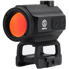 Heavy Duty Solar Power Red Dot Sight ST25S,2 MOA, Submersible to 16 feet (5 Meters) Waterproof & Shockproof Over 15,000 Rounds of .223