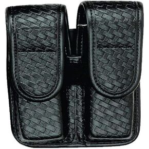 BIANCHI 22083: Double Mag Pouch Bsk Blk-Sz 4 Hidden,Black