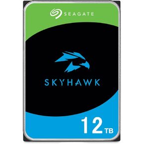 Seagate Skyhawk 12TB Video Internal Hard Drive HDD-3.5 Inch SATA 6Gb/s 7200PRM 256MB Cache for DVR NVR Security Camera System with Rescue Services (ST12000VX0017) (Renewed)