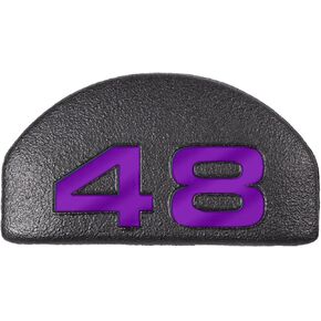 NDZ Performance Pearce Grip Frame Plug for Glock 43x & 48 9MM in Black Polymer Laser Engraved