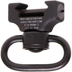 Troy Industries Q.D. 360 Push Button Rail Mount with Swivel,Black