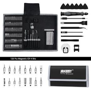 Precision Screwdriver Set, JAKEMY 141 in 1 Professional Electronic Repair Tool Multi-bit Drivers Kit, Multiple Screwdriver Bit Set for Laptop, Desktop, Tablets, Macbook, iPhone, Phone, Modding, Toy