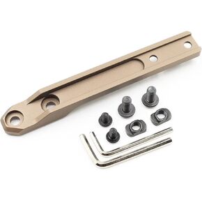 Mlok Inline Scout Mount Low Profile Weapon Light Mount Aluminum, for M300 & M600 & HL-X Series Mlok Flashlight Mount