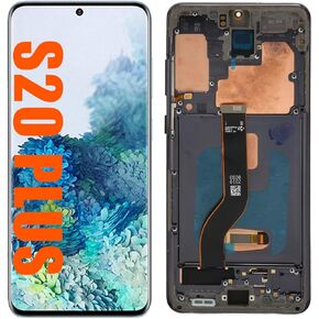 S20 Plus Screen Replacement Plus, Cell Phone Digitizer Screen Touch Assembly Replacement with Tools, Replacement for Galaxy S20 Plus
