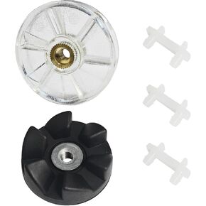600W Base Gear & Blade Gear & 3 Pcs Rubber Bushing Shock Pad for NutriBullet 600W 900W Blender NB-101B NB-101S NB-201