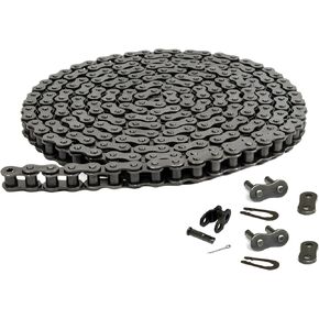 Jeremywell 40 Roller Chain 10 Feet with 2 Connecting Links for Go Karts, Mini Bikes, Scooters, ATV, MTV, Dirt Bike and Other Industrial Machinery
