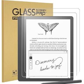KEANBOLL 2 Pack Tempered Glass Screen Protector Designed for Kindle Scribe 10.2 inch (2024-2022 Release) Ultra Clear 9H Hardness， Scratch Resistant, Case Friendly