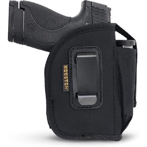 IWB Tactical Gun Holster with Mag Pouch | Fits: Glock 42, M&P Shield, Ruger, Springfield 3.3" Barrel, Sig, S&W MP Compact, Taurus PT111, H&K Compact with Small Laser