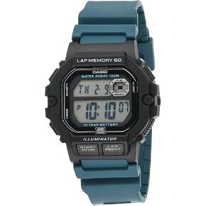 Casio Tide Graph Moon Phase 10-Year Battery Men's Sports Watch w/LED Illuminator Model: WS1300H-1AV Black