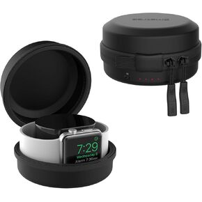 Smatree Charging Case Compatible for Apple Watch Series 10/9/8/7/SE,6, Apple Series 10 Watch 45mm Hard Protective Travel Case(Charging Cable & Apple Watch NOT Included!),Black
