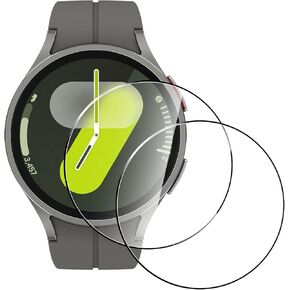 عبوتان من الزجاج المقسى لساعة Samsung Galaxy Watch 7 40 مم/ساعة 6 40 مم/واتش FE 40 مم واقي شاشة، صلابة 9H، مقاومة فائقة، مضادة لبصمات الأصابع، لا فقاعات، HD-شفاف، فيلم ساعة تغطية كاملة لساعة Galaxy Watch 7 40 مم in Kuwait