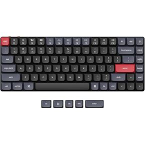 Keychron K3 Pro Ultra-Slim QMK/VIA Wireless Custom Mechanical Keyboard, Programmable Macro 75% Layout White Backlight with Low-Profile Gateron Red Switch PBT keycaps for Mac Windows Linux
