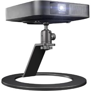 Desktop Mini Projector Stand, 360° Rotation Angle Adjustable Projector Stand, Table Mobile Projector Bracket for Projector, Mic, Camera, Webcam, 1/4in Mounting Screw and Ball Head
