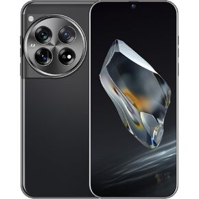 Unlocked Cell Phones, Unlocked Android Smartphone, ONE12 5G Android Phone, 6.82 LCD Display, 6800mAh Long Battery Life, Hi-Res 48MP Camera, 6800mAh, US Version, Dual-SIM, 2024, GPS (Titanium Black)