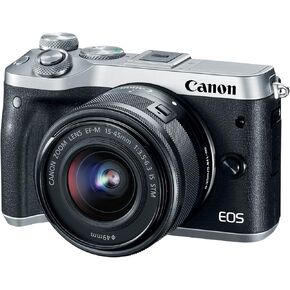 Canon EOS M6 Lens Kit Silver