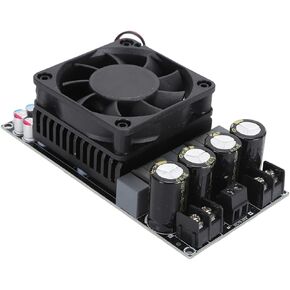 ZK3002 Digital Power Amplifier Board, TPA3255 Chip 300W x 2 Dual Channel 600W Mono Audio AMP Board with Heat Sink, DC18-50V,for Home Passive Speakers DIY