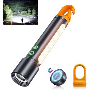 Rechargeable LED Flashlights High Lumens,990000 LM Magnetic Super Bright Flashlight with 9 Modes & Waterproof, Tactical Flashlights Adjustable,COB Powerful Flash Light For Home, Emergencies, Camping